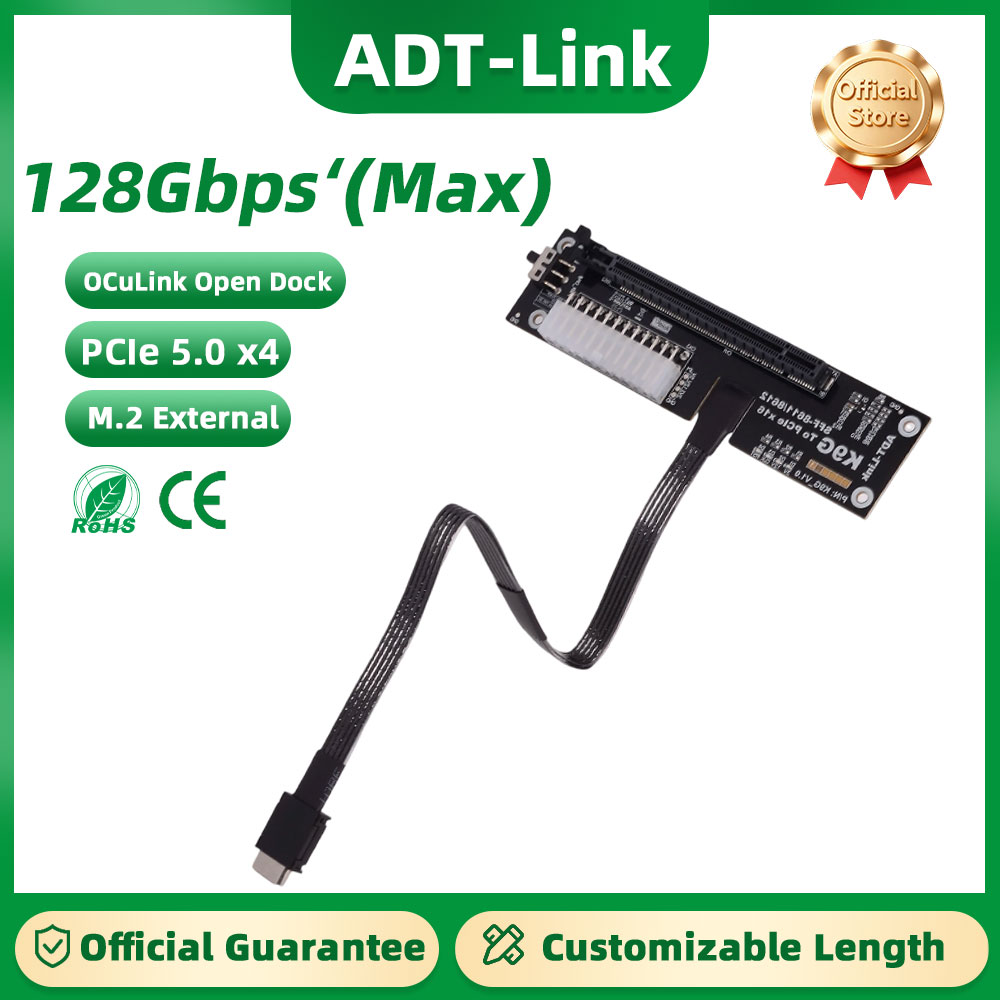 ADT-Link OCuLink GPU Dock PCIe - Oculink Egpu Mini Pc ulasan dan harga