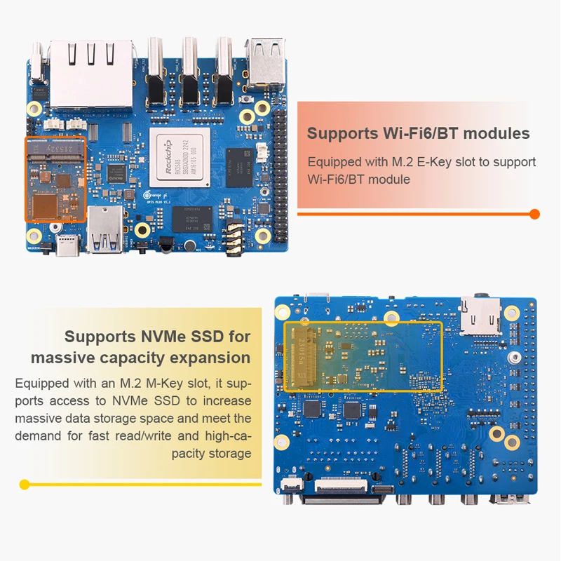 Orange Pi 5 Plus 4 8 16 GB RAM - Rockchip Rk3588 Development Board ulasan dan harga