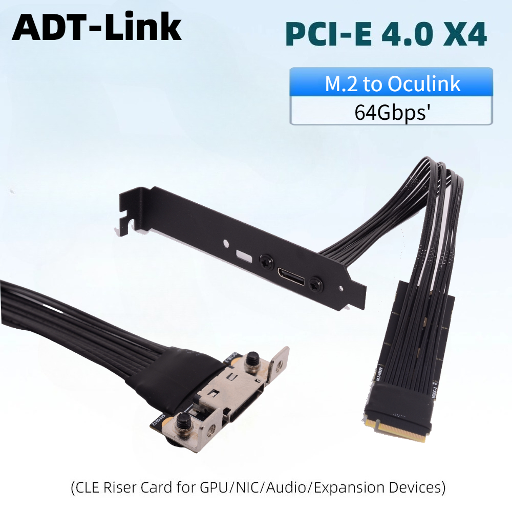 PCIE 4.0 X4 M.2 M-Key NVMe To  - Oculink Egpu Mini Pc ulasan dan harga