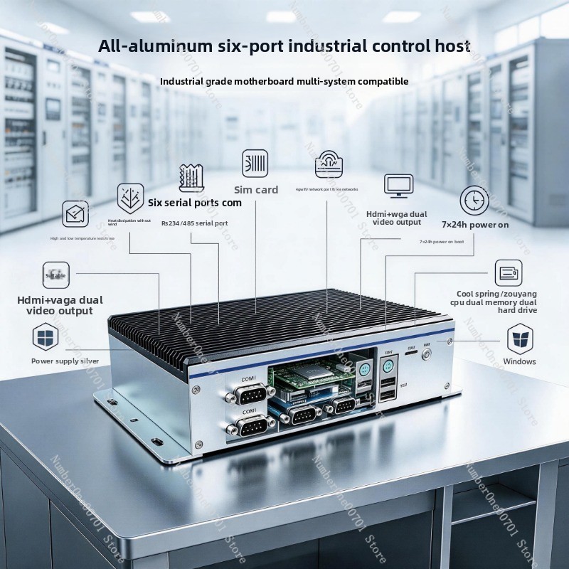 Fanless Embedded Industrial Mi - Fanless Industrial Pc Rs485 Core I7 ulasan dan harga